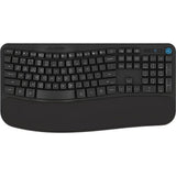 KIT TECLADO+MOUSE WIRELESS BT/2.4G JLAB FLOW ERGONOMICO/PALM REST/MEDIA KNOB/ING/BLACK