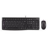 Teclado Logitech MK120 USB Com Mouse