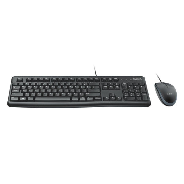 Teclado Logitech MK120 USB Com Mouse