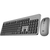 KIT TECLADO+MOUSE WIRELESS XION XI-KBCOMBOW3 SILVER ESPAÑOL