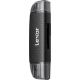 LECTOR DE MEMORIA LEXAR DUAL SLOT SD/MICROSD/ USB/USB-C 170MB/S (LRW310X-BNBNG) 141677