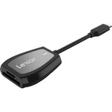 LECTOR DE MEMORIA LEXAR RW470 DUAL SLOT SD/MICRO SD TYPE-C (LRW470U-RNHNG) 312MB/S 138580