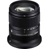 LENTE SIGMA 18-50MM F/2.8 DC DN CONTEMPORARY RF-S (APS-C) P/ CANON