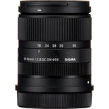 LENTE SIGMA 18-50MM F/2.8 DC DN CONTEMPORARY L-MOUNT 150701