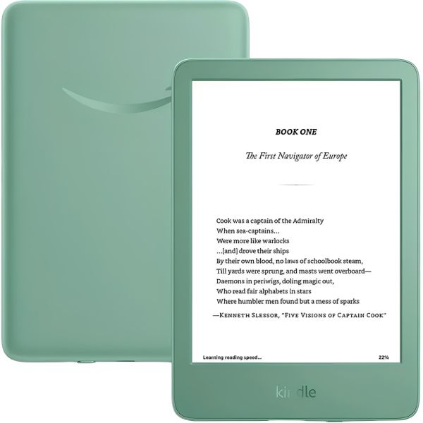 Libro Electrónico Amazon Kindle 6" Wi-Fi 16 GB 11° Generación - Matcha