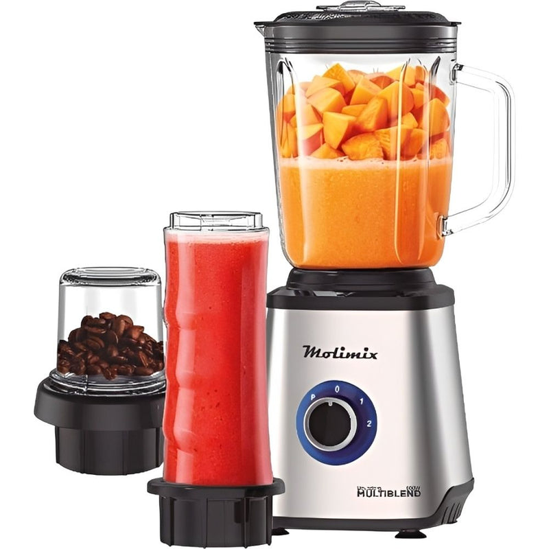 LICUADORA MOLIMIX MULTIBLEND MLPB-600 3EN1 600W/220V