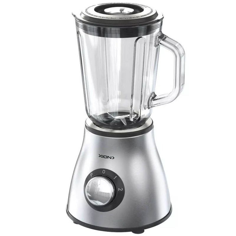 LICUADORA XION XI-LI610 600W VIDRIO/1.5L/3 VEL/INOX SILVER 220V 111010