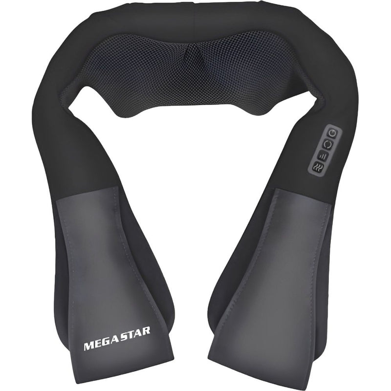 MASAJEADOR ELECTRICO P/CUELLO MEGA STAR FMA16 3VEL/RECARGABLE GRAY