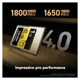 MEMORIA CF EXPRESS 1TB LEXAR PROFESSIONAL TIPO A GOLD 1800-1650 LCAGOLD001T-RNENG