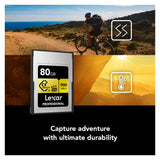MEMORIA CF EXPRESS 80GB LEXAR PROFESSIONAL TIPO A GOLD (2-PACK BUNDLE) 900-800 LCAGOLD080G-R2ENG