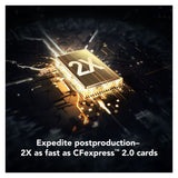 MEMORIA CF EXPRESS 256GB LEXAR PROFESSIONAL TIPO B GOLD SERIES 3600-3300MB/S (LCXEXP4256G-RNENG)