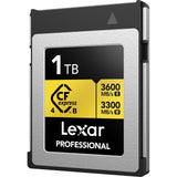 MEMORIA RAM CF EXPRESS 4.0 1TB LEXAR PROFESSIONAL TIPO B GOLD SERIES 3600-3300 (LCXEXP4001T-RNENG)