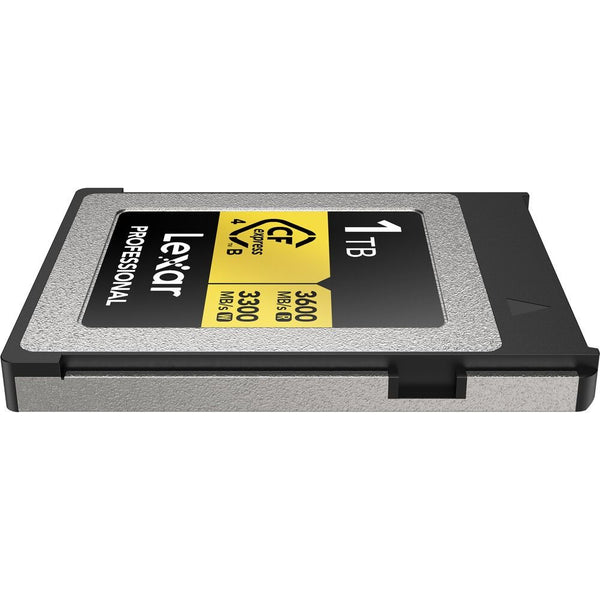 MEMORIA RAM CF EXPRESS 4.0 1TB LEXAR PROFESSIONAL TIPO B GOLD SERIES 3600-3300 (LCXEXP4001T-RNENG)