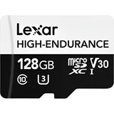 MICRO SD 128GB LEXAR HIGH-ENDURANCE VIDEO MONITOR 100-45MB/S C10 (LMSHGED128G-BCNNG)