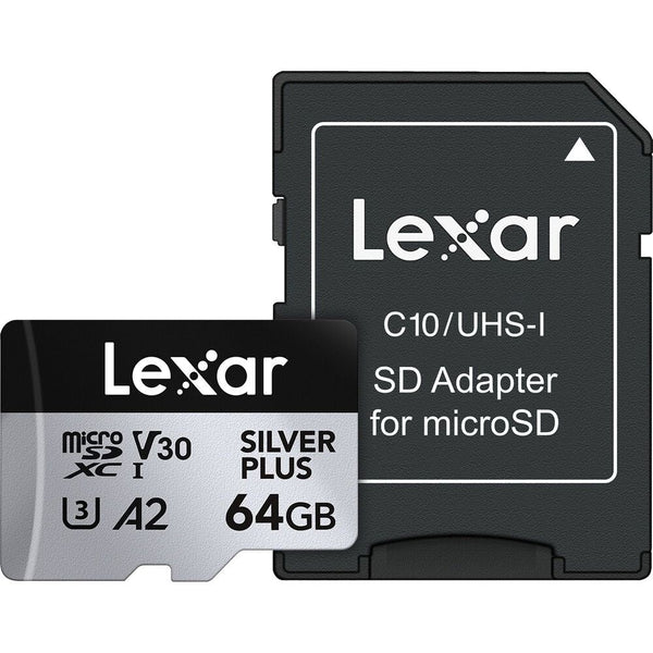 MEM MICRO SD 64GB LEXAR PROFESSIONAL SILVER PLUS 205-100MB/S C10 (LMSSIPL064G-BNANG)