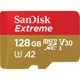 MEM MICRO SD 128GB SANDISK EXTREME 160-90MB/S U3 4K (SDSQXA1-128G-GN6MA) 45168