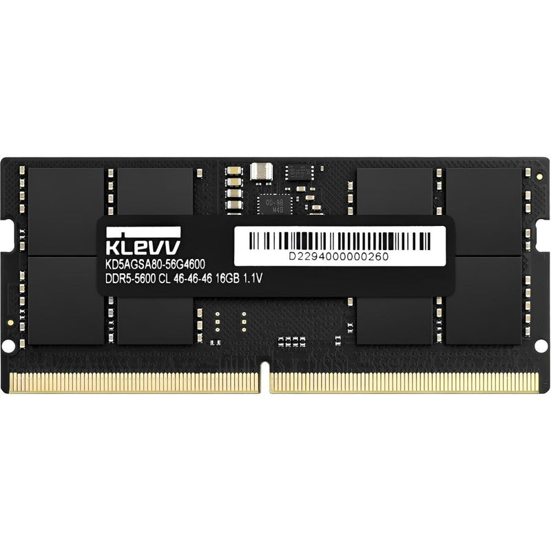 MEMORIA NOTEBOOK DDR4 16GB/5600MHZ KLEVV HYNIX BK KD5AGSA80-56G460A