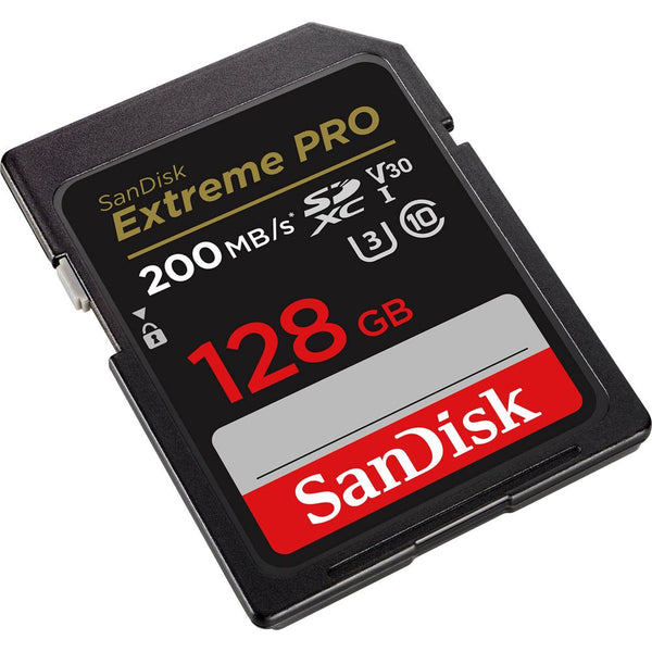 Sandisk Extreme Pro SDXC Memory Card 128GB Class 10 200MB/s