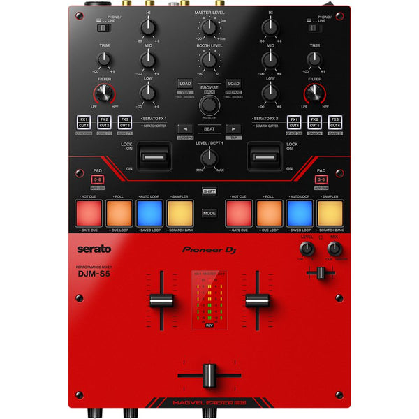 MIXER PIONEER DJ DJM-S5 BLACK/RED