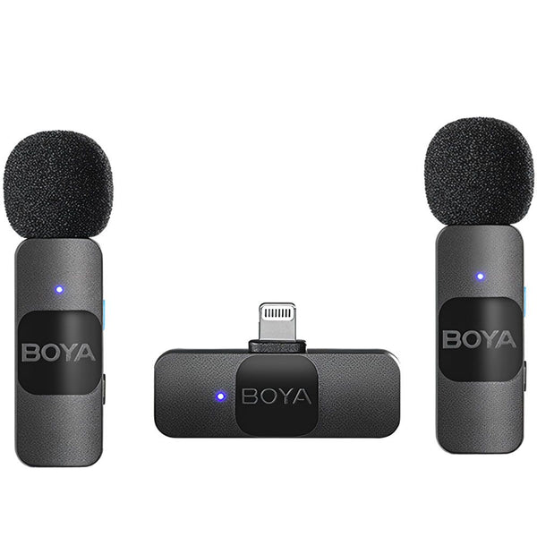 MICROFONO BOYA BY-V2 WIRELESS LIGHTNING (2TX+1RX)