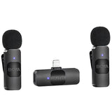 MICROFONO BOYA BY-V2 WIRELESS LIGHTNING (2TX+1RX)