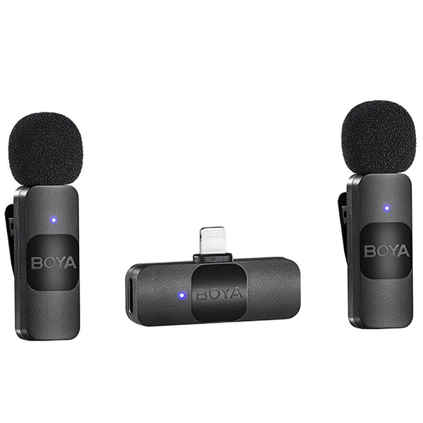 MICROFONO BOYA BY-V2 WIRELESS LIGHTNING (2TX+1RX)