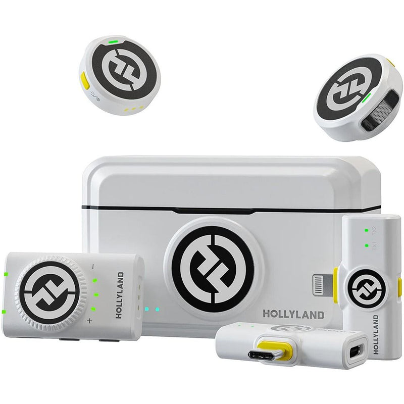 MICROFONO HOLLYLAND LARK M2 COMBO WHITE - ANATEL