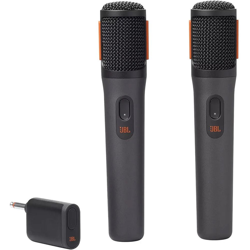 MICROFONO JBL PARTYBOX WIRELESS DUAL BLACK C/ 2MIC 2024