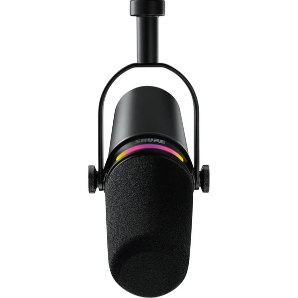 MICROFONO SHURE MV7+ P/PODCAST XLR/USB-C/RGB BLACK