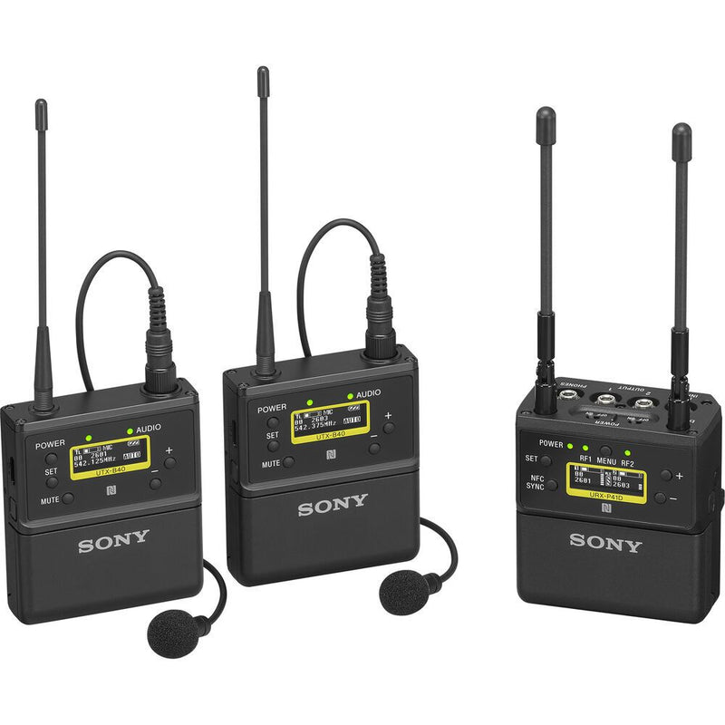 MICROFONO SONY WIRELLESS LAPELA UWP-D27 (UHF,CANALES 42-51) (2TX + 1RX)
