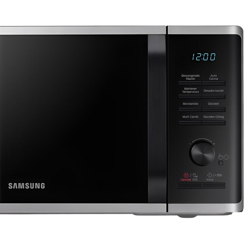 MICROONDAS SAMSUNG MG23K3515AS 23LTS/GRILL/800W/SILVER/220V