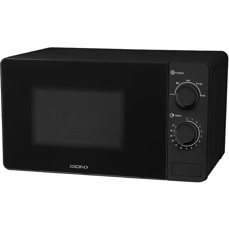 MICROONDAS XION XI-MW22 20LTS MANUAL BLACK 220V 50/60HZ