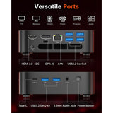 MINI PC ACEMAGICIAN MATRIX MINI M1 R7-7735HS 4.75/24GBD5/1TBSSD/W11P/6USB/HDMI/DP/W11P/BK