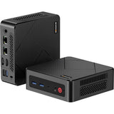 MINI PC BOSGAME E4 R5-3500U 3.7GHZ/8GBD4/256SSD/4USB/HDMI/DP/2LAN/TYPE-C/BT/WIFI/BK