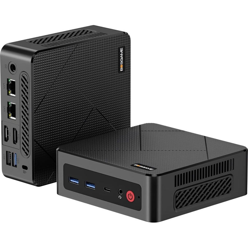 MINI PC BOSGAME E4 R5-3500U 3.7GHZ/8GBD4/256SSD/4USB/HDMI/DP/2LAN/TYPE-C/BT/WIFI/BK
