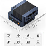 MINI PC BOSGAME E7 I3-100U 4.7GHZ/16GBD4/512SSD/4USB/HDMI/DP/2LAN/TYPE-C/BT/WIFI/BL