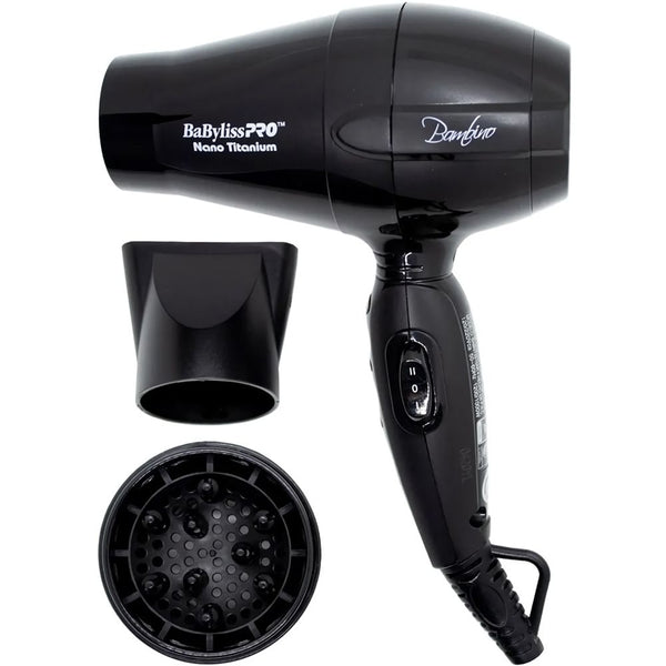 SECADOR MINI BABYLISS PRO BAMBINO P/VIAJE 5510 1200W/BIV/BLACK74108382757