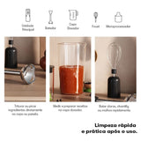 MIXER ITATIAIA MXITA2MIDA 3EN1 200W/50-60HZ/220V BLACK/SILVER