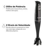 MIXER ITATIAIA MXITA2ESSA 200W/50-60HZ/220V BLACK