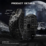 MOUSE WIRELESS ATTACK SHARK R5 ULTRA CARBON 8K 39G/PAW3950MAX/ERGO/42000DPI/BLACK