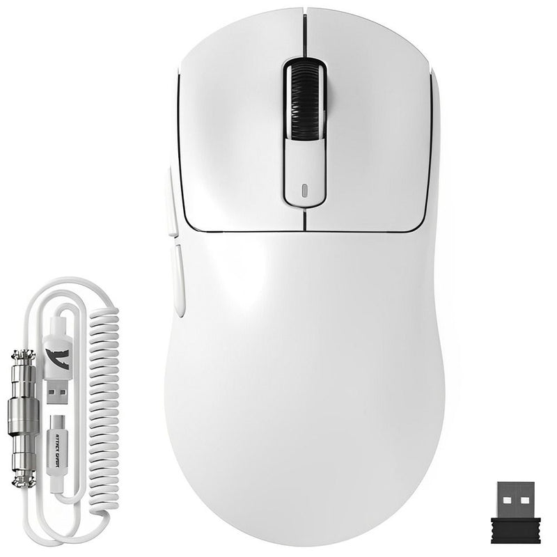 MOUSE WIRELESS ATTACK SHARK X3MAX 1K 49G/PAW3950/ERGO/42000DPI/WHITE 139841