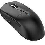MOUSE WIRELESS ATTACK SHARK X6 1K 49G/PAW3395/ERGO/26000DPI/BLACK C/BASE DE CARGA RGB 139856