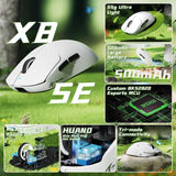 MOUSE WIRELESS ATTACK SHARK X8 SE 1K 55G/PAW3311/ERGO/25000DPI/BLACK