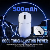 MOUSE WIRELESS ATTACK SHARK X8 SE 1K 55G/PAW3311/ERGO/25000DPI/BLACK