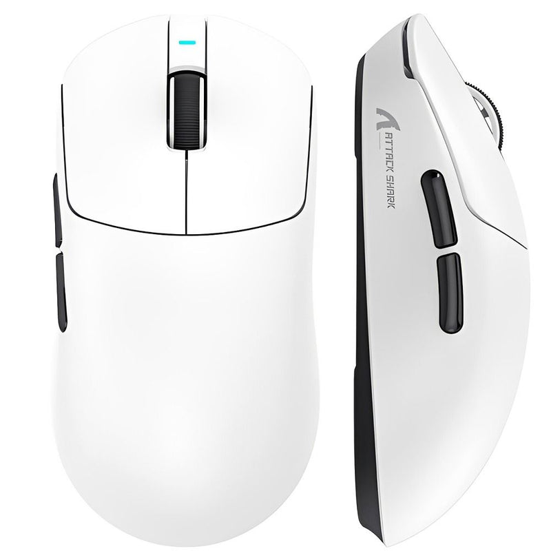 MOUSE WIRELESS ATTACK SHARK X8 SE 1K 55G/PAW3311/ERGO/25000DPI/WHITE
