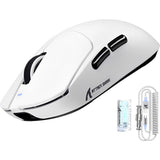MOUSE WIRELESS ATTACK SHARK X8 ULTRA 8K 55G/PAW3950ULTRA/ERGO/42000DPI/WHITE 145028
