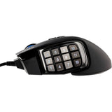 MOUSE GAMER CORSAIR SCIMITAR RGB ELITE MOBA/MMO BLACK CH-9304211-NA 152721