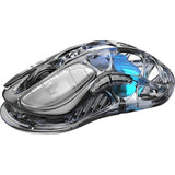 MOUSE WIRELESS GRAVASTAR MERCURY M2 RGB PAW3395/79G/26000DPI/TRANSPARENT BLACK