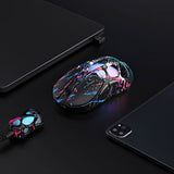 MOUSE WIRELESS GRAVASTAR MERCURY XPRO RGB 8K 49G/PAW3950/32000DPI/NEON GRAFFITI