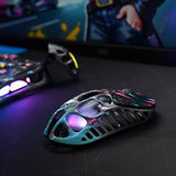MOUSE WIRELESS GRAVASTAR MERCURY XPRO RGB 8K 49G/PAW3950/32000DPI/NEON GRAFFITI